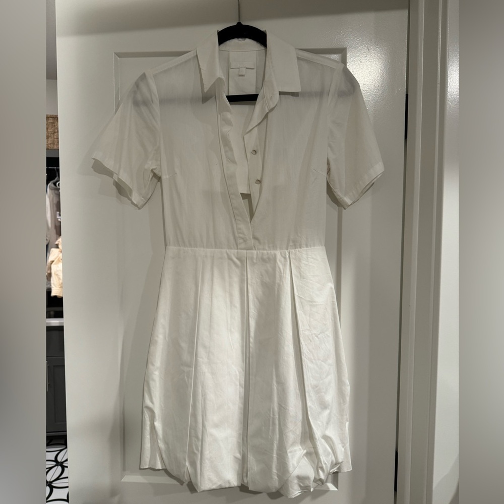 ACE white open back dress